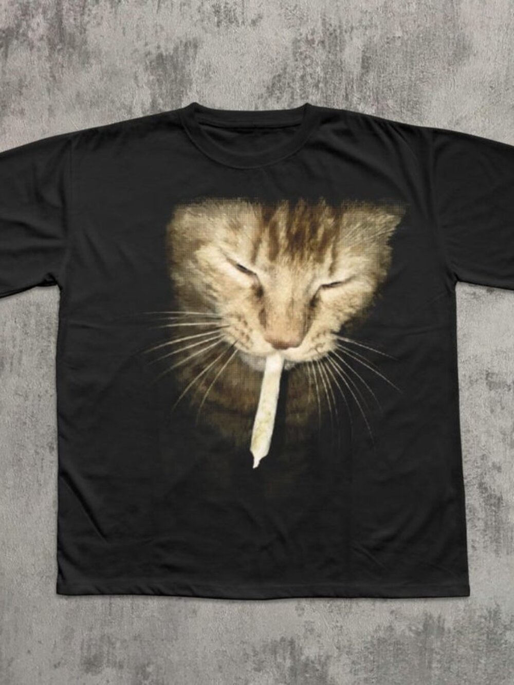 Funny Smking Cat Meme T-shirt, Silly Cats Shirt